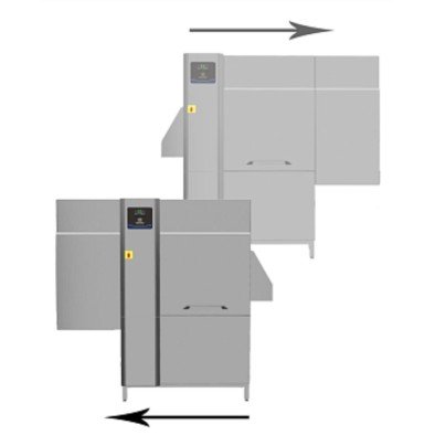 Electrolux Professional Endüstriyel Tek Durulamalı Konveyörlü Bulaşık Makinesi, 100 Sepet/saat, Elektrikli, Dokunmatik Ekranlı, İzolasyonlu Kapılar, Yerinde Özelleştirilmiş Yönlü, 50hz ESR10E5