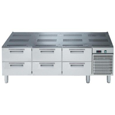 Electrolux Professional Soğutmalı Cihaz Altı Tezgah, 6 Çekmeceli, - 2/+10°c, Defrost Yoğunluğunun Otomatik Buharlaşması -r290 E9TTBECOMKN