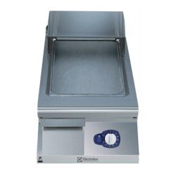Electrolux Professional Gazlı Izgara, Fırçalanmış Düz Krom Kaplamalı Çelik Pişirme Yüzeyi İle Yarım Modül, Yatay, Termostatik Kontrol, Spatula Dahil E9IINAAOMCA