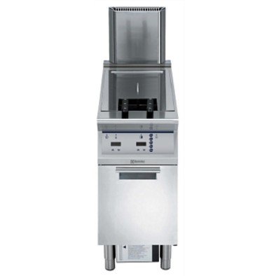 Electrolux Professional 23-lt Gazlı Fritöz, 1 "v" Tip Hazneli, Brülörler Hazne Dışında, Elektronik Kontrol, Programlanabilir Ve 2x½ Sepetli - Hp E9KKHBBAMCG