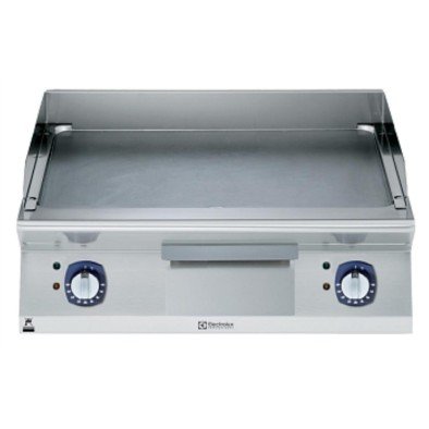 Electrolux Professional Endüstriyel Elektrikli Setüstü Izgara, Düz Fırçalanmış Krom Pleytli Pişirme Yüzeyi, İtam Modül, Eğimli, Termostatik Kontrol, Spatula - 800 Mm E7IIKDAOMEA