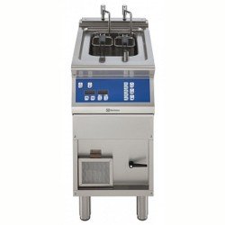 Electrolux Professional Endüstriyel Otomatik Elektrikli Makarna Pişirici, 1 Hazneli-20 Lt, Hızlı Sistem, Programlı, Enfraruj Isıtma Sistemi, Dolaplı, Derinlik 730 Mm - 400 Mm E7PCED1KFP