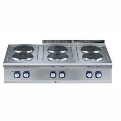 Electrolux Professional Endüstriyel 6 Yuvarlak Pleytli Set Üstü Elektrikli Ocak, Her Ocak 2,6 Kw - 1200 Mm E7ECEL6R00 Electrolux Professional Endüstriyel 6 Yuvarlak Pleytli Set Üstü Elektrikli Ocak, Her Ocak 2,6 Kw - 1200 Mm E7ECEL6R00