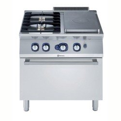 Electrolux Professional Endüstriyel Gazlı Kapalı Ateş Ocak (½ Modül) 3,8 Kw''lık Tek Brulör + 2 Açık Ateşli Ocak, Her Brulör 5,5 Kw + Gazlı Fırın, Derinlik 730 Mm - 800 Mm E7STGH30G0 Electrolux Professional Endüstriyel Gazlı Kapalı Ateş Ocak (½ Modül) 3,8 Kw''lık Tek Brulör + 2 Açık Ateşli Ocak, Her Brulör 5,5 Kw + Gazlı Fırın, Derinlik 730 Mm - 800 Mm E7STGH30G0