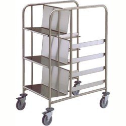 Electrolux Professional Tabak Ve Bulaşık Sepet Arabası, 4 Çift Bulaşık Sepeti Rayı Ve 3 Tabak Rafı Bulunur. MDNT4B3S Electrolux Professional Tabak Ve Bulaşık Sepet Arabası, 4 Çift Bulaşık Sepeti Rayı Ve 3 Tabak Rafı Bulunur. MDNT4B3S