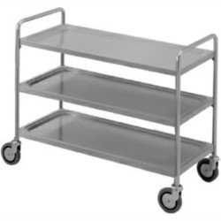 Electrolux Professional 3 Katlı Servis Arabası, İtme Kollu 1200 Mm STR123WH