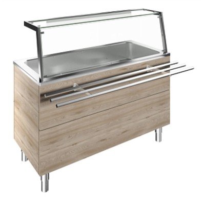 Electrolux Professional Müşteri Tarafında Bir Adet Boru Tip Paslanmaz Çelik Tepsi Kaydırma, Y= 900 Mm F03H4AF01W