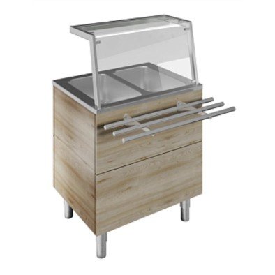Electrolux Professional Müşteri Tarafında Bir Adet Boru Tip Paslanmaz Çelik Tepsi Kaydırma, Y= 900 Mm F02H2AF01W