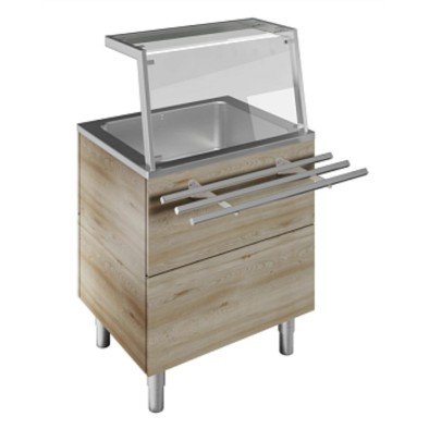 Electrolux Professional Tarafında Boru Tip Paslanmaz Çelik Tepsi Kaydırma, Y= 900 Mm F01H2AF01W