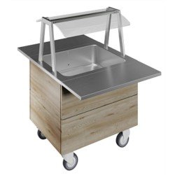 Electrolux Professional Raf, İki Adet Paslanmaz Çelik Tepsi Kaydırma, Y=750 Mm F10C2KW02S