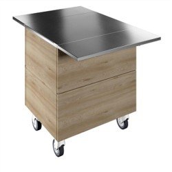 Electrolux Professional Tekerlekli, İki Adet Paslanmaz Çelik Tepsi Kaydırma Y=900 Mm F00N2AW00S Electrolux Professional Tekerlekli, İki Adet Paslanmaz Çelik Tepsi Kaydırma Y=900 Mm F00N2AW00S