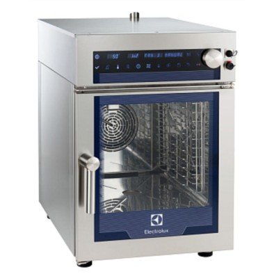 Electrolux Professional Kompakt, Elektrikli Konveksiyon Fırın, 6gn1/1, Direkt Buharlı Ve 11 Kademeli Nem Ayarı, Otomatik Temizleme Fonksiyonu Dahil, Sağdan Menteşeli Kapı ECD061WR