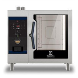 Electrolux Professional Skyline Pro Kombi Fırın, Boylersiz, Dijital Kontrollü, 5 400x600mm, Elektrikli, Programlanabilir, Otomatik Temizlik, Unlu Mamüller/pastacılık, Tepsi Araları 80mm ECOE61C2AB