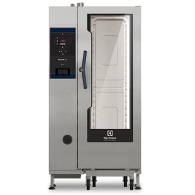 Electrolux Professional Skyline Pro Kombi Fırın, Boylersiz, Dijital Kontrollü, 20x1/1gn, Gazlı, Programlanabilir, Otomatik Temizlik ECOG201C2G0