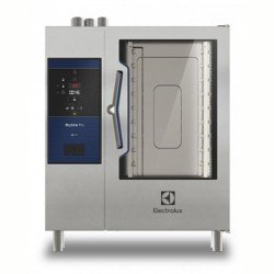 Electrolux Professional Skyline Pro Kombi Fırın, Boylersiz, Dijital Kontrollü, 10x1/1gn, Elektrikli, Programlanabilir, Otomatik Temizlik, Sol Menteşeli Kapı ECOE101C2AL