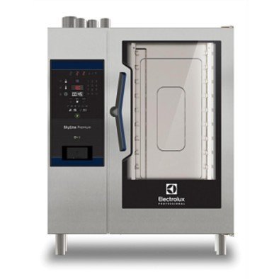 Electrolux Professional Skyline Premium Kombi Fırın, Boylerli, Dijital Kontrollü, 10x1/1gn, Gazlı, Programlanabilir, Otomatik Temizlik, Boyler Aısı 316 ECOG101B2G1