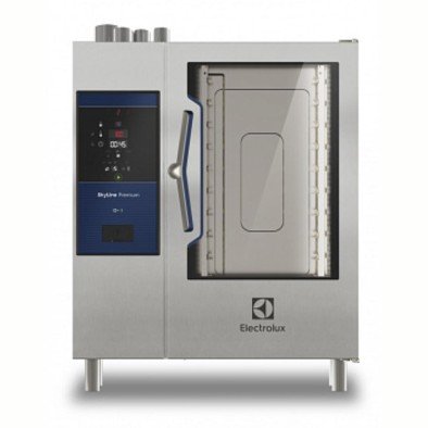 Electrolux Professional Skyline Premium Kombi Fırın, Boylerli, Dijital Kontrollü, 10x1/1gn, Gazlı, Programlanabilir, Otomatik Temizlik ECOG101B2G0