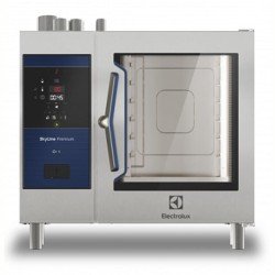Electrolux Professional Skyline Premium Kombi Fırın, Boylerli, Dijital Kontrollü, 6x1/1gn, Gazlı, Programlanabilir, Otomatik Temizlik ECOG61B2G0