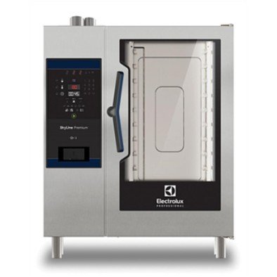 Electrolux Professional Skyline Premium Kombi Fırın, Boylerli, Dijital Kontrollü, 10x1/1gn, Elektrikli, Programlanabilir, Otomatik Temizlik, Boyler Aısı 316 ECOE101B2A1