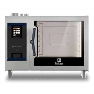 Electrolux Professional Skyline Premiums Kombi Fırın, Boylerli, Dokunmatik Ekran Kontrollü, 6x2/1gn, Gazlı, 3 Pişirme Modu (otomatik, Program, Manuel), Otomatik Temizlik, Boyler Aısı 316 ECOG62T2G1