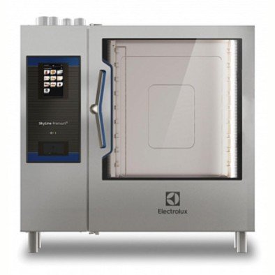 Electrolux Professional Skyline Premiums Kombi Fırın, Boylerli, Dokunmatik Ekran Kontrollü, 10x2/1gn, Gazlı, 3 Pişirme Modu (otomatik, Program, Manuel), Otomatik Temizlik ECOG102T2G0 Electrolux Professional Skyline Premiums Kombi Fırın, Boylerli, Dokunmatik Ekran Kontrollü, 10x2/1gn, Gazlı, 3 Pişirme Modu (otomatik, Program, Manuel), Otomatik Temizlik ECOG102T2G0