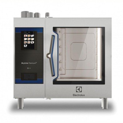 Electrolux Professional Skyline Premiums Kombi Fırın, Boylerli, Dokunmatik Ekran Kontrollü, 6x1/1gn, Gazlı, 3 Pişirme Modu (otomatik, Program, Manuel), Otomatik Temizlik ECOG61T2G0 Electrolux Professional Skyline Premiums Kombi Fırın, Boylerli, Dokunmatik Ekran Kontrollü, 6x1/1gn, Gazlı, 3 Pişirme Modu (otomatik, Program, Manuel), Otomatik Temizlik ECOG61T2G0