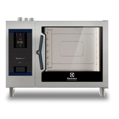 Electrolux Professional Skyline Pros Kombi Fırın, Boylersiz, Dokunmatik Ekran Kontrollü, 6x2/1gn, Gazlı, 2 Pişirme Modu (program, Manüel), Otomatik Temizlik ECOG62K2G0