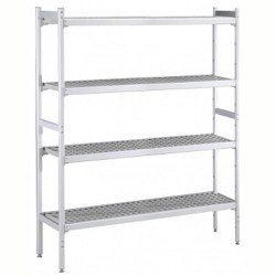 Electrolux Professional Düz Etejer Seti, Aluminyum Ayaklı, 4 Raflı, Her Raf Demonte Polietilen Tabletlerden Oluşur, Tabletler Bulaşık Makinesinde Yıkanabilir - 475x2404 Mm, H=1700 Mm BLS2404 Electrolux Professional Düz Etejer Seti, Aluminyum Ayaklı, 4 Raflı, Her Raf Demonte Polietilen Tabletlerden Oluşur, Tabletler Bulaşık Makinesinde Yıkanabilir - 475x2404 Mm, H=1700 Mm BLS2404
