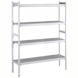 Electrolux Professional Düz Etejer Seti, Aluminyum Ayaklı, 4 Raflı, Her Raf Demonte Polietilen Tabletlerden Oluşur, Tabletler Bulaşık Makinesinde Yıkanabilir - 475x2224 Mm, H=1700 Mm BLS2224 Electrolux Professional Düz Etejer Seti, Aluminyum Ayaklı, 4 Raflı, Her Raf Demonte Polietilen Tabletlerden Oluşur, Tabletler Bulaşık Makinesinde Yıkanabilir - 475x2224 Mm, H=1700 Mm BLS2224