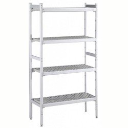 Electrolux Professional Düz Etejer Seti, Aluminyum Ayaklı, 4 Raflı, Her Raf Demonte Polietilen Tabletlerden Oluşur, Tabletler Bulaşık Makinesinde Yıkanabilir - 475x1569 Mm, H=1700 Mm BLS1569 Electrolux Professional Düz Etejer Seti, Aluminyum Ayaklı, 4 Raflı, Her Raf Demonte Polietilen Tabletlerden Oluşur, Tabletler Bulaşık Makinesinde Yıkanabilir - 475x1569 Mm, H=1700 Mm BLS1569