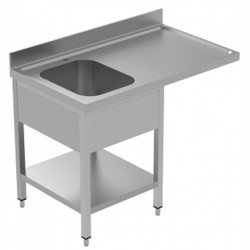Electrolux Professional Tezgahaltı Bulaşık Makinesi Tezgahı, 1 Evye (500x500 Mm) & Sağ Tarafta Süzdürme, Taban Raflı - 1200 Mm, Plus GLR1DSXPLS Electrolux Professional Tezgahaltı Bulaşık Makinesi Tezgahı, 1 Evye (500x500 Mm) & Sağ Tarafta Süzdürme, Taban Raflı - 1200 Mm, Plus GLR1DSXPLS