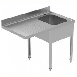 Electrolux Professional Tezgahaltı Bulaşık Makinesi Tezgahı, 1 Evye (500x500 Mm) & Sol Tarafta Süzdürme - 1200 Mm, Plus GLR1SSPE Electrolux Professional Tezgahaltı Bulaşık Makinesi Tezgahı, 1 Evye (500x500 Mm) & Sol Tarafta Süzdürme - 1200 Mm, Plus GLR1SSPE