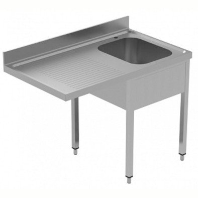 Electrolux Professional Tezgahaltı Bulaşık Makinesi Tezgahı, 1 Evye (500x500 Mm) & Sol Tarafta Süzdürme - 1200 Mm, Plus GLR1SSPE Electrolux Professional Tezgahaltı Bulaşık Makinesi Tezgahı, 1 Evye (500x500 Mm) & Sol Tarafta Süzdürme - 1200 Mm, Plus GLR1SSPE