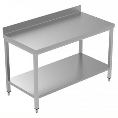 Electrolux Professional Sırtlı Çalışma Tezgahı, Taban Raflı - 1500 Mm, Plus LSGTG1510E
