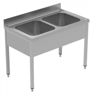 Electrolux Professional 2 Evyelı Tezgah, Evyeleri 500x500 Mm - 1200 Mm, Plus GLG1225E Electrolux Professional 2 Evyelı Tezgah, Evyeleri 500x500 Mm - 1200 Mm, Plus GLG1225E