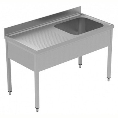 Electrolux Professional Tek Evyeli Tezgah, Evyesi 600x500 Mm, Damlalığı Solda - 1400 Mm, Plus GLG1416SXE Electrolux Professional Tek Evyeli Tezgah, Evyesi 600x500 Mm, Damlalığı Solda - 1400 Mm, Plus GLG1416SXE