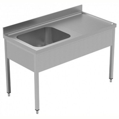 Electrolux Professional Tek Evyeli Tezgah, Evyesi 600x500 Mm, Damlalığı Sağda - 1400 Mm, Plus GLG1416DXE Electrolux Professional Tek Evyeli Tezgah, Evyesi 600x500 Mm, Damlalığı Sağda - 1400 Mm, Plus GLG1416DXE