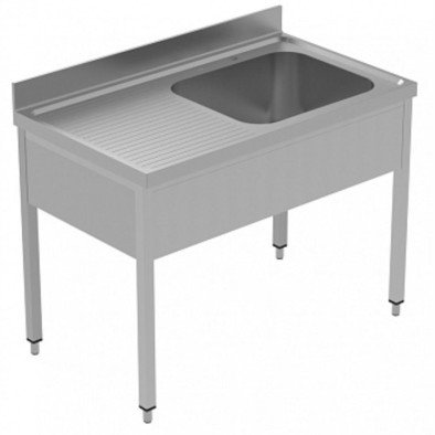 Electrolux Professional Tek Evyeli Tezgah, Evyesi 600x500 Mm, Damlalığı Solda - 1200 Mm, Plus GLG1216SXE Electrolux Professional Tek Evyeli Tezgah, Evyesi 600x500 Mm, Damlalığı Solda - 1200 Mm, Plus GLG1216SXE