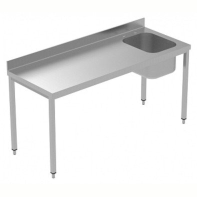 Electrolux Professional Özel Şef Çalışma Tezgahı, Tek Evyeli (sağda), 100 Mm Sırtlı - 1800 Mm, Plus GTL1810DXE Electrolux Professional Özel Şef Çalışma Tezgahı, Tek Evyeli (sağda), 100 Mm Sırtlı - 1800 Mm, Plus GTL1810DXE