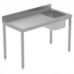 Electrolux Professional Özel Şef Çalışma Tezgahı, Tek Evyeli (sağda), 100 Mm Sırtlı - 1400 Mm, Plus GTL1410DXE Electrolux Professional Özel Şef Çalışma Tezgahı, Tek Evyeli (sağda), 100 Mm Sırtlı - 1400 Mm, Plus GTL1410DXE