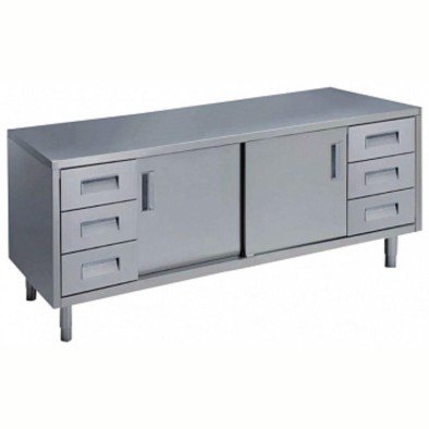 Electrolux Professional Dolaplı Çalışma Tezgahı, 3+3'lü Çekmeceli, 2 Kayar Kapılı, 2000mm MTA2000PN Electrolux Professional Dolaplı Çalışma Tezgahı, 3+3'lü Çekmeceli, 2 Kayar Kapılı, 2000mm MTA2000PN