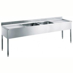 Electrolux Professional 2 Evyeli 600x500 Mm Ve 2 Damlalıklı Evye Ünitesi, 2400 Mm LG2426N Electrolux Professional 2 Evyeli 600x500 Mm Ve 2 Damlalıklı Evye Ünitesi, 2400 Mm LG2426N
