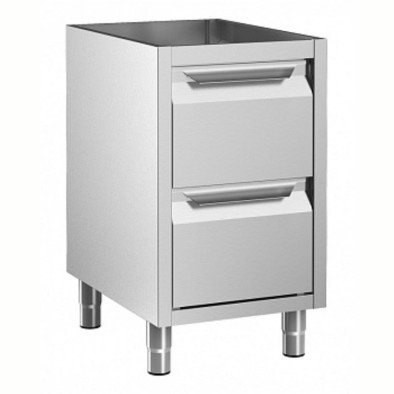Electrolux Professional Alt Dolap, Üst Tablasız, 2 Çekmeceli - 500 Mm RAU5002DW