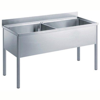 Electrolux Professional Yıkama Tezgahı, 2 Evyeli (800x510x340mm) VLP1802SEN