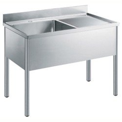 Electrolux Professional Tek Evyeli Tezgah (500x600x300mm), Damlalığı Sağda - 1200mm LG1216DXEN Electrolux Professional Tek Evyeli Tezgah (500x600x300mm), Damlalığı Sağda - 1200mm LG1216DXEN