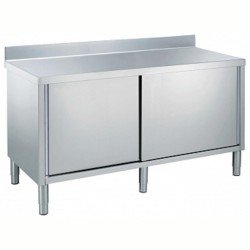 Electrolux Professional Dolaplı Çalışma Tezgahı, 1 Ara Raflı, 2 Kayar Kapılı, 100 Mm Sırtlı, (6 Ayaklı) - 1800 Mm TN1810EN Electrolux Professional Dolaplı Çalışma Tezgahı, 1 Ara Raflı, 2 Kayar Kapılı, 100 Mm Sırtlı, (6 Ayaklı) - 1800 Mm TN1810EN
