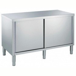 Electrolux Professional Dolaplı Çalışma Tezgahı, 1 Ara Raflı, 2 Kayar Kapılı, (6 Ayaklı) - 1600mm TN1600EN