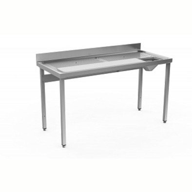 Electrolux Professional Et Ve Balık Hazırlık/yıkama Tezgahı, Delikli Ve Çıkarılabilir, Bıçak Tutacağı, Polietilen Kesme Tahtası, Drenaj, Sıyırma Hunisi, Sırtlı, 1600mm TLC1600PN