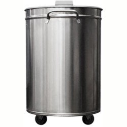 Electrolux Professional Paslanmaz Çelik 50 Lt Mobil Çöp Kovası, Kapaklı NCVR50 Electrolux Professional Paslanmaz Çelik 50 Lt Mobil Çöp Kovası, Kapaklı NCVR50