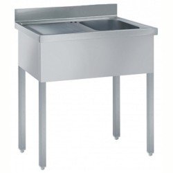 Electrolux Professional Tek Evyeli Tezgah (400x500 Mm), Damlalık Solda - 1000 Mm SL10SN Electrolux Professional Tek Evyeli Tezgah (400x500 Mm), Damlalık Solda - 1000 Mm SL10SN